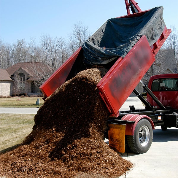 mulch delivery there is a minimum order requirement of 1 cubic yard for mulch delivery